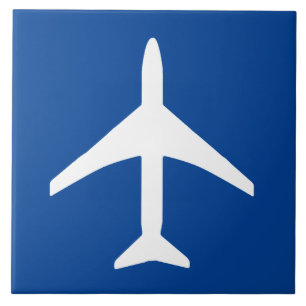 Vliegtuigvliegtuig piloot tegeltje