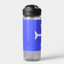 Vliegtuigvliegtuig piloot vliegend luchtruim waterfles