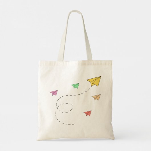 Vliegtuigvliegtuigen Tote Bag (Achterkant)
