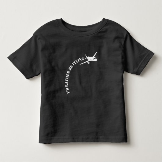 Vliegtuigvliegtuigexploitant vliegend vliegtuig kinder shirts (Voorkant)