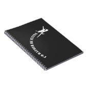 Vliegtuigvliegtuigexploitant vliegend vliegtuig notitieboek (Rechterzijde)