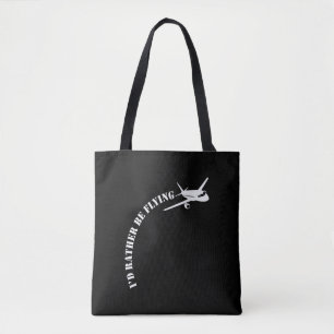 Vliegtuigvliegtuigexploitant vliegend vliegtuig tote bag