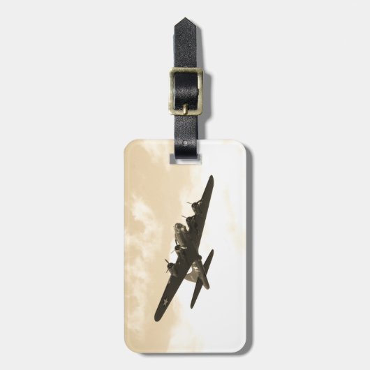 Vliegtuigvlucht Bagagelabel (Voorkant verticaal)