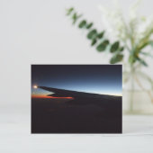 Vliegtuigvlucht Briefkaart (Staand voorkant)
