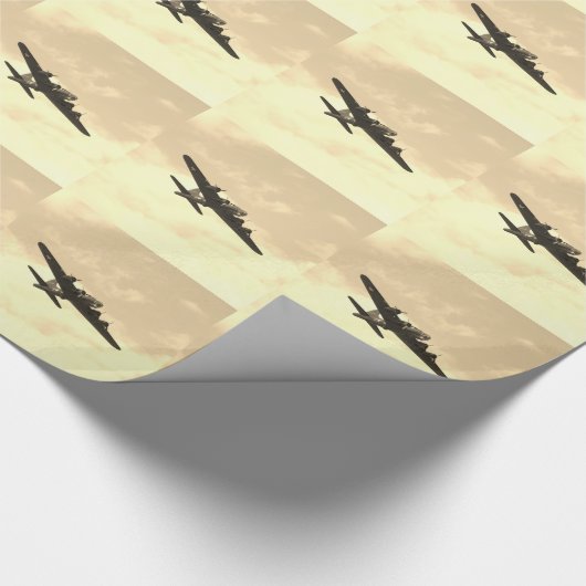 Vliegtuigvlucht Cadeaupapier (Hoek)