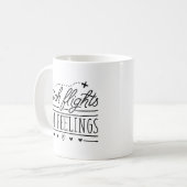 Vliegtuigvluchten niet koffiemok (Voorkant links)