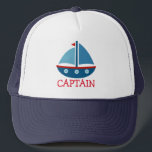 Vliegtuigvrachtwagen voor speelgoed, voor kinderen trucker pet<br><div class="desc">Kute nautische vrachtwagenhoed voor speelgoed. Grappig maritiem cadeauidee voor jongens. Afbeelding van het zeeschip. Vectorontwerp voor kinderen. Personaliseerbare met naam of sms-achtige naam; kapitein,  vaargeul,  zeeman,  enz. Fun cadeauidee voor het Birthday feest van kinderen. Maak er een voor zoon,  kleinzoon,  kleinkind,  broer enz.</div>