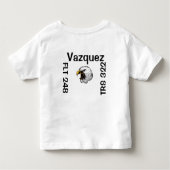 Vliegtuigzoon Kinder Shirts (Achterkant)