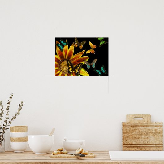 Vliegtuinen Poster (Keuken)