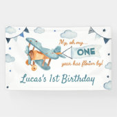  vlieguren met nachtbanners spandoek (Horizontaal)