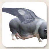 vliegvarken bier onderzetter (Voorkant)