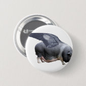 vliegvarken ronde button 5,7 cm (Voorkant /achterkant)