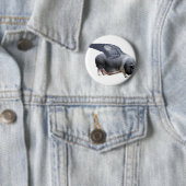 vliegvarken ronde button 5,7 cm (In situ)