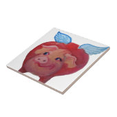 vliegvarken tegeltje (Zijkant)