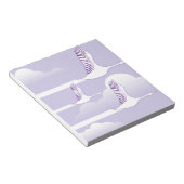 Vliegvector van ganzen notitieblok (Schuin)