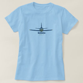 Vliegveld Atlanta Georgia GA T-shirt