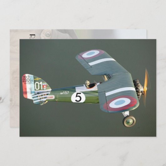  Vliegveld Birthday Geef nummer en foto uit Kaart (Voorkant / Achterkant)