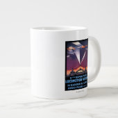 Vliegveld boven Poster voor zoeklicht Grote Koffiekop (Voorkant rechts)