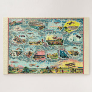 vliegveld Franse bestuurscentrum Legpuzzel