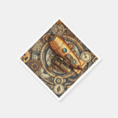 vliegveld Steampunk Servet (Hoek)