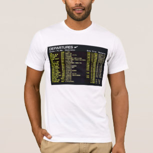Vliegveld Vertrek Mannen T-shirt