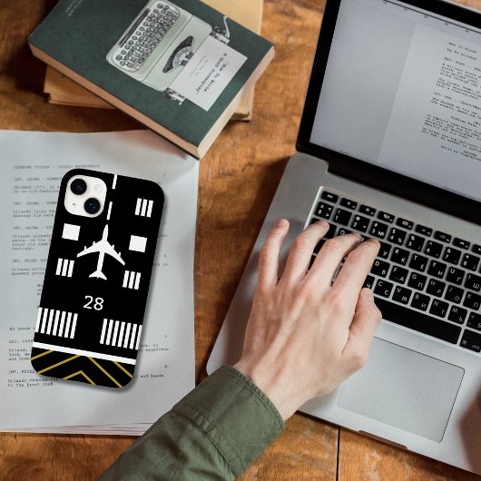 Vliegveld & Vliegtuig, Eenvoudige Luchtvaart Case-Mate iPhone Case