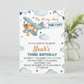  vliegvelden met de 'Birthday'-uitnodigingstijden Kaart (Staand voorkant)