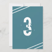  vliegvelden met de 'Birthday'-uitnodigingstijden Kaart (Achterkant)