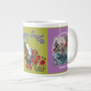 Vliegvellen maken je paard niet gekke Giant C Grote Koffiekop
