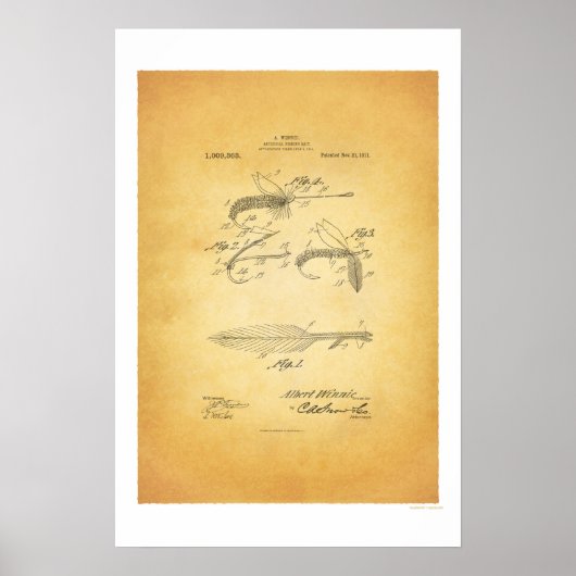 Vliegverbod 1921 US Patent Poster - A Winnie (Voorkant)