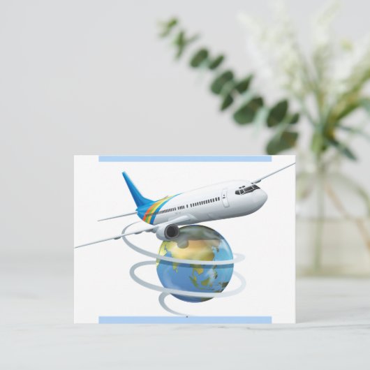 Vliegverbod Briefkaart (Staand voorkant)