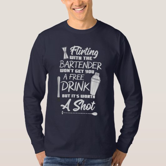 Vliegverbod geen vrije Drinken T-shirt (Voorkant)