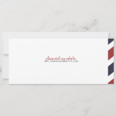 Vliegverbod in het vliegtuig kaart (Achterkant)