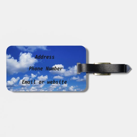 Vliegverbod/Jet vliegtuig/Personeelsvlieger Bagagelabel (Achterkant horizontaal)