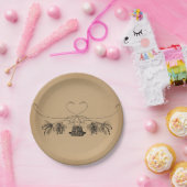 Vliegverbod kunst papieren bordje (Feest)