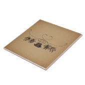 Vliegverbod  kunst tegeltje (Zijkant)