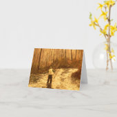 Vliegverbod op gevouwen Wenskaart Kaart (Gele Bloem)