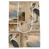 Vliegverbod op  visontvlechting in het meer van de medium cadeauzakje (Achterkant)