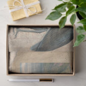 Vliegverbod op vissen in het meer van forel tissuepapier (Geschenk)