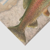 Vliegverbod op vissen in het meer van forel tissuepapier (Detail)