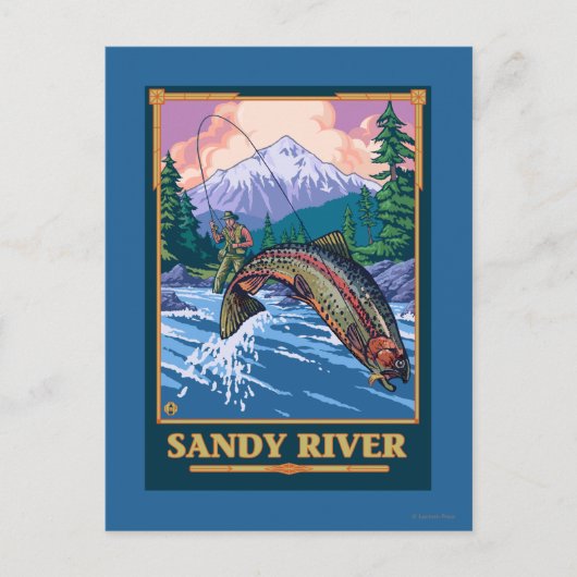 Vliegverbod - Sandy River, Oregon Briefkaart (Voorkant)