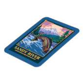 Vliegverbod - Sandy River, Oregon Magneet (Linkerzijde)