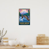Vliegverbod - Sandy River, Oregon Poster (Keuken)