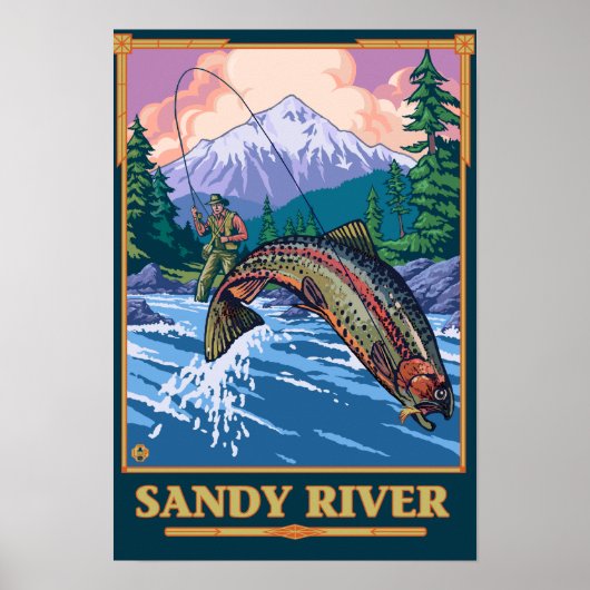 Vliegverbod - Sandy River, Oregon Poster (Voorkant)