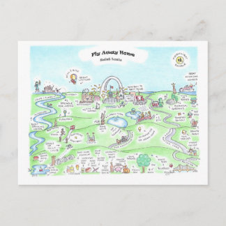 Vliegverbod thuisbasis Briefkaart