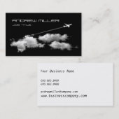 Vliegverbod/Vliegtuig/reisagent voor piloten Visitekaartje (Voorkant / Achterkant)