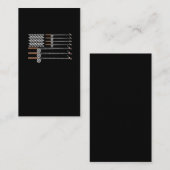 Vliegverbod voor Amerikaanse vlag Visitekaartje (Voorkant / Achterkant)