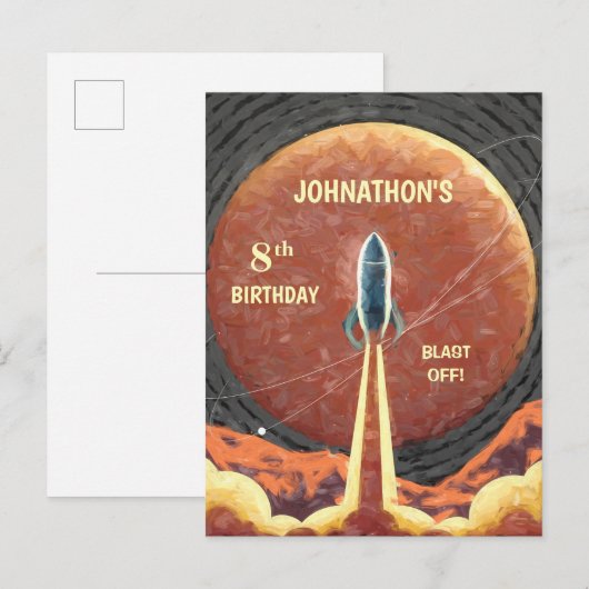 Vliegverbod voor gevarendag rond raketschild briefkaart (Voorkant / Achterkant)