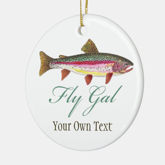 Vliegverbod voor vrouwelijke vliegers keramisch ornament (Links)