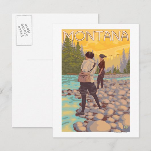 Vliegverbod voor vrouwen - Montana Briefkaart (Voorkant / Achterkant)